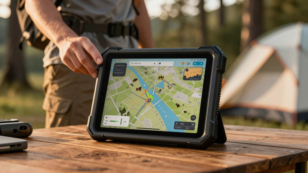 best rugged tablet for navigation in camp