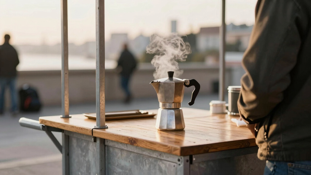 best coffee cart for an italian coffee corner