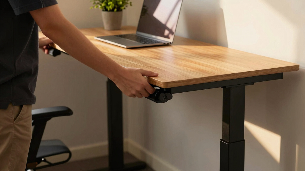 best l shaped standing desk for corner office