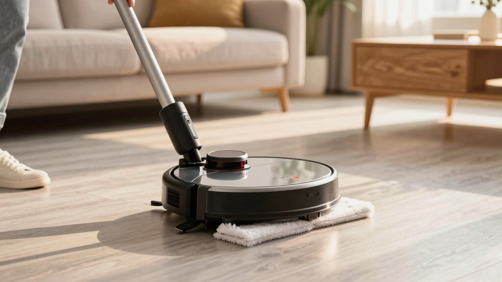 best robot vacuum with self washing mop