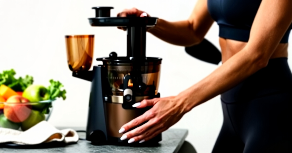 juicer cold press large feed