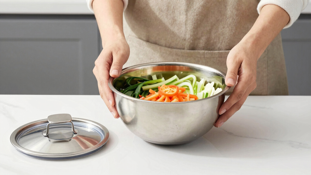 best stainless prep bowl set with lids
