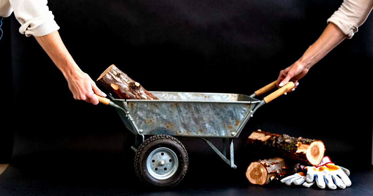 best log hauling cart for rough ground