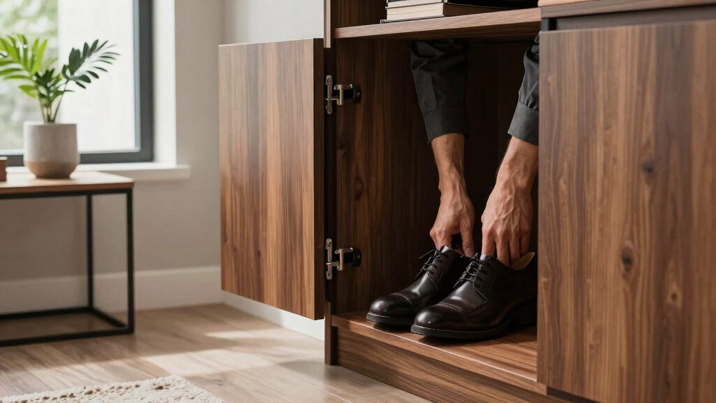 best shoe cabinets for stylish entryways