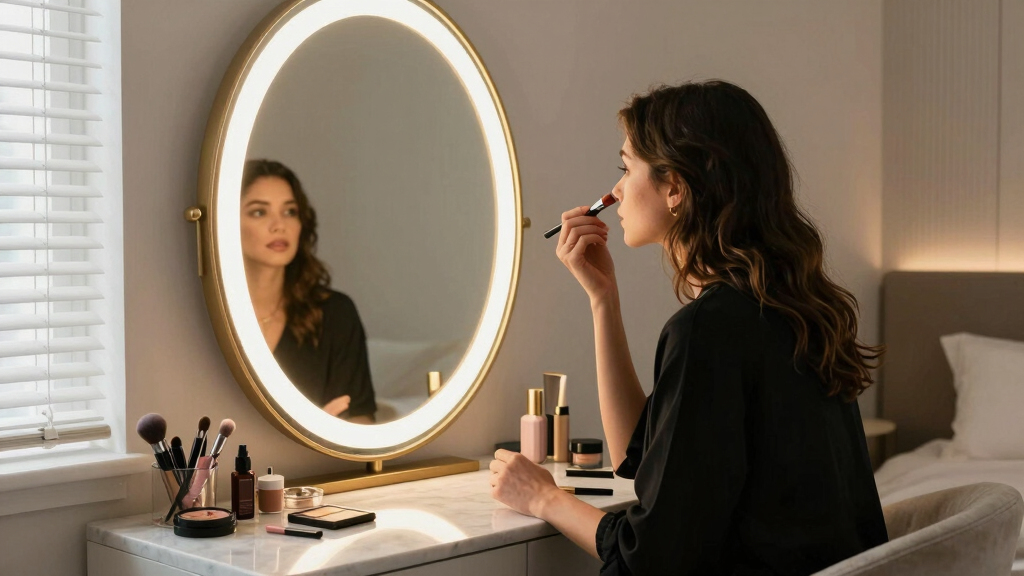 best makeup vanities with mirrors and lights