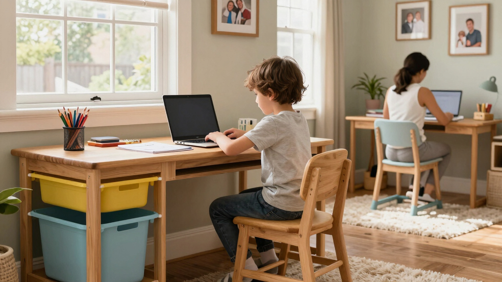 best kids desks for homework in two homes