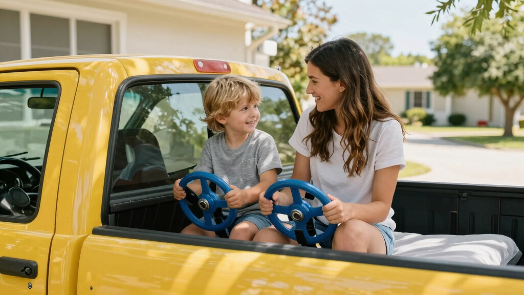 best ride on truck for siblings
