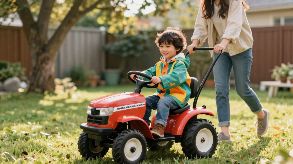 best 24v ride on tractor with trailer