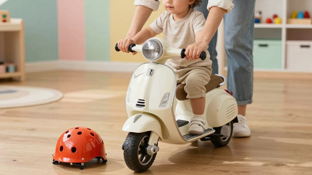 best vespa style ride on scooter for toddlers