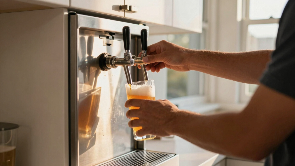best built in kegerator