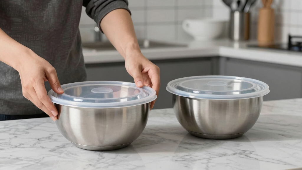 best stainless steel mixing bowls with lids