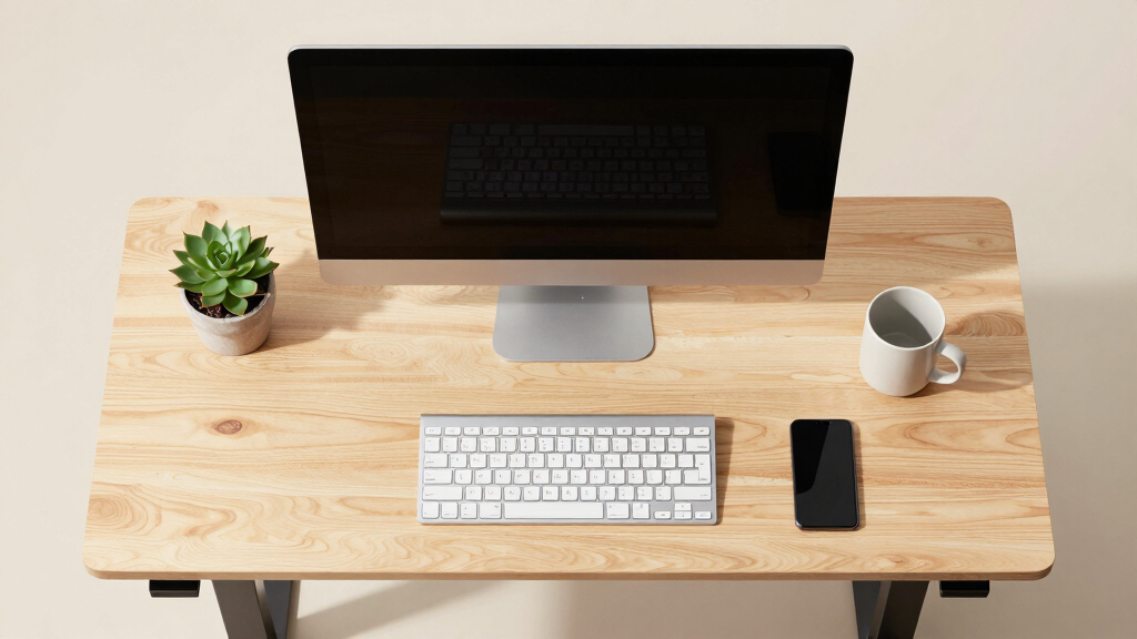 Electric standing desk for startup founders