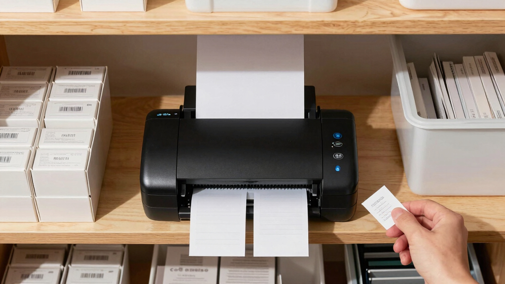 best label printer for inventory shelves