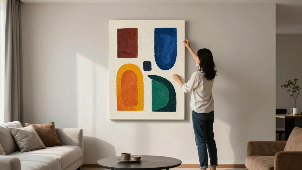 best oversized abstract wall art set