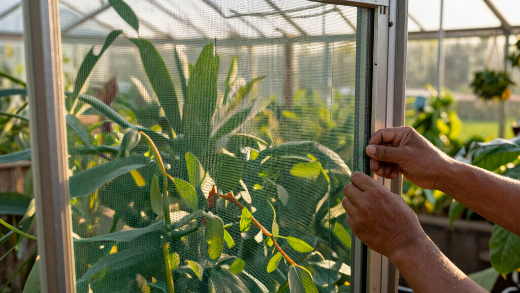 best greenhouse door screen kit pest proof