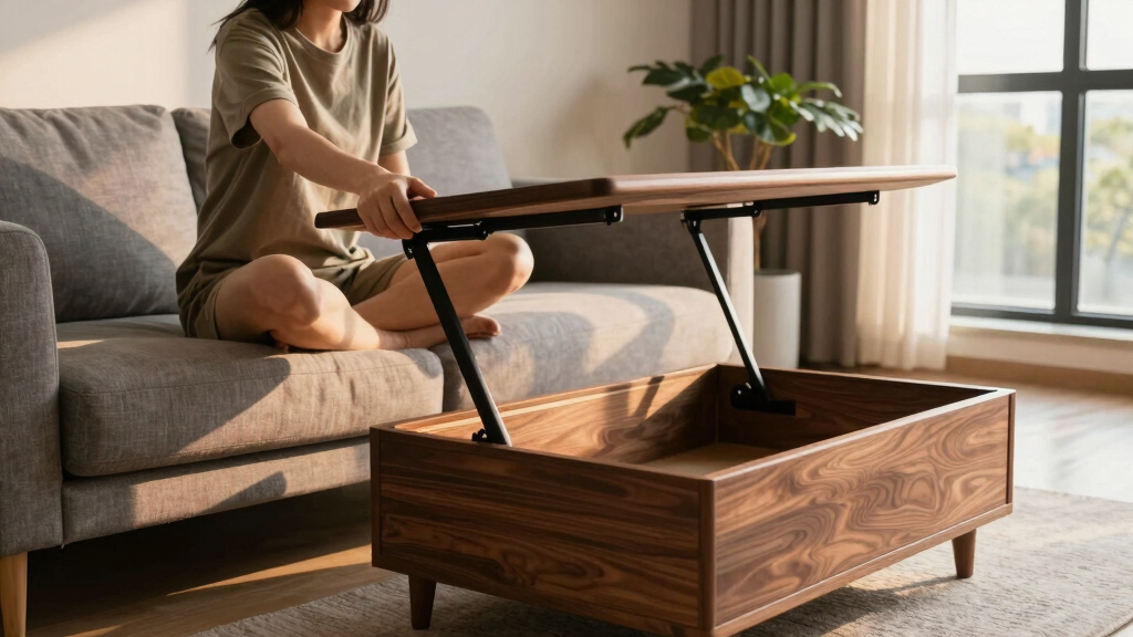 best coffee tables with lift tops for small-space living