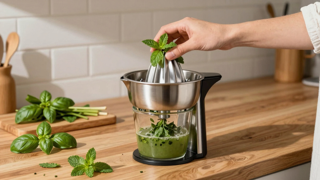 best juicer for leafy herbs