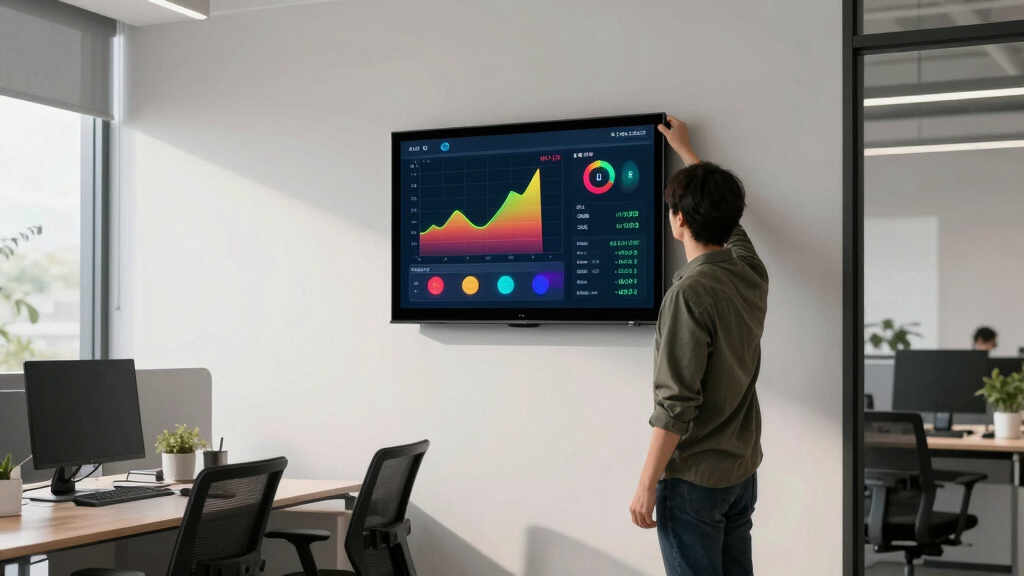 best large-format air quality display for offices