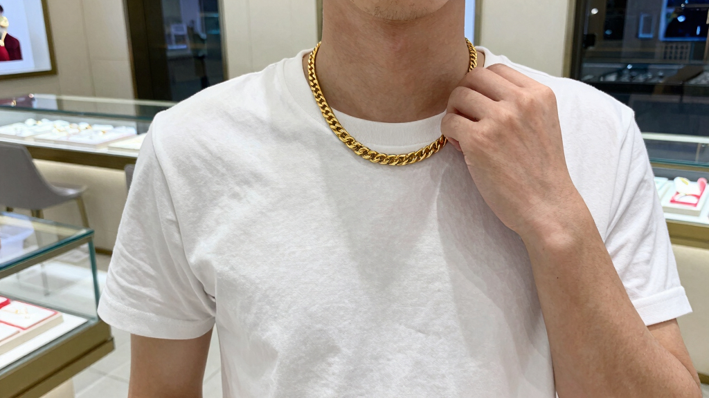 best solid gold chain necklaces amazon