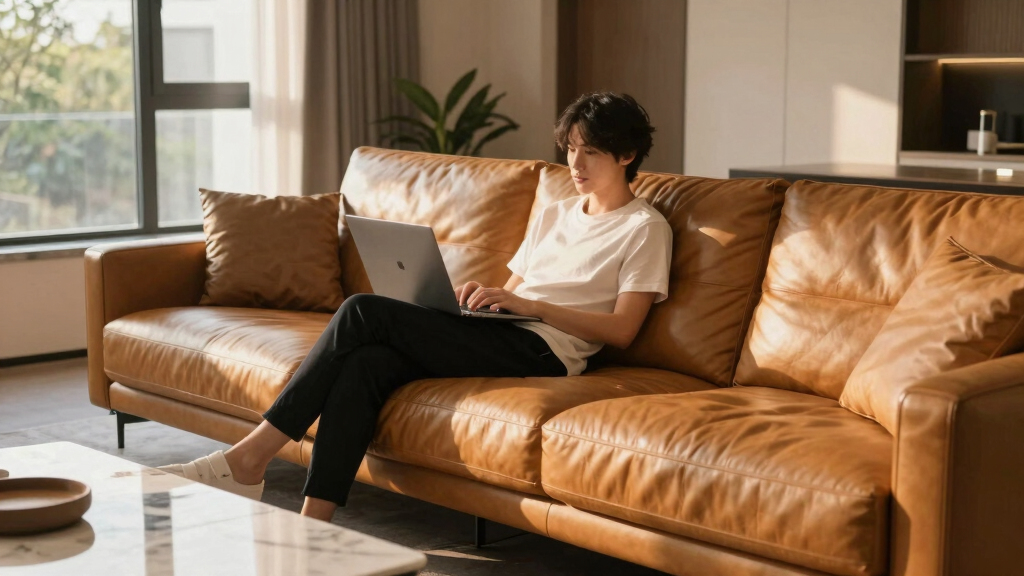 best leather sectionals for upscale interiors