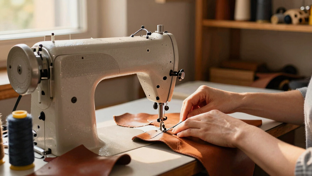 best post bed sewing machine for leatherwork