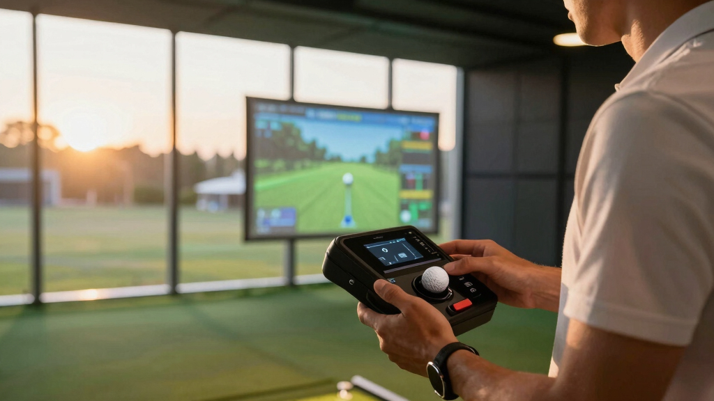 best premium indoor golf simulator launch monitor