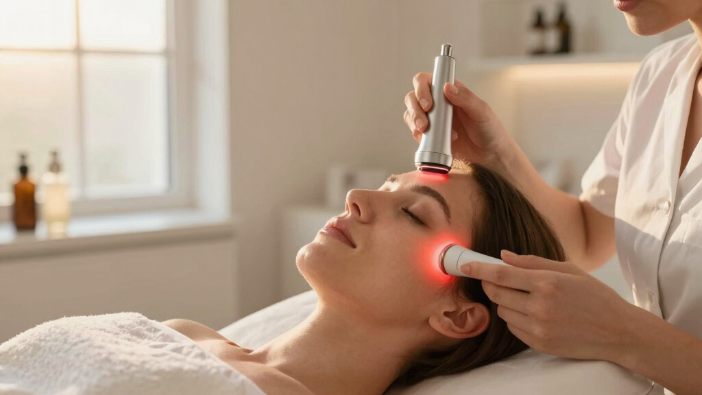 best face lifting device with red light