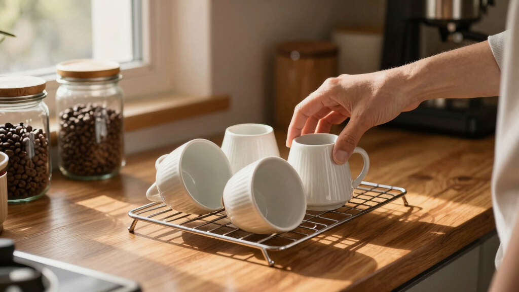 best dish drying rack for coffee bar