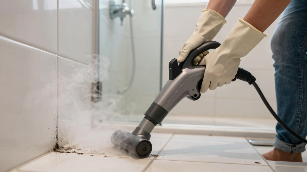 best steam cleaner for grout mold-prone bathrooms