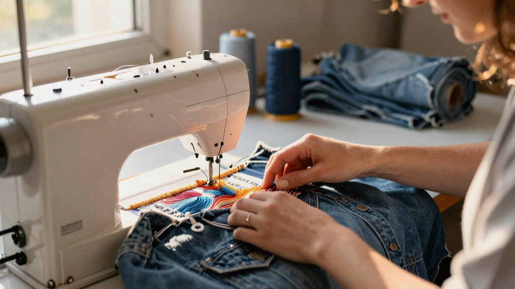 best embroidery machine for denim jackets