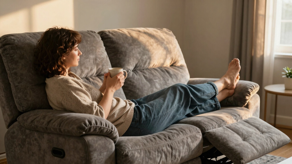 best reclining loveseat with console