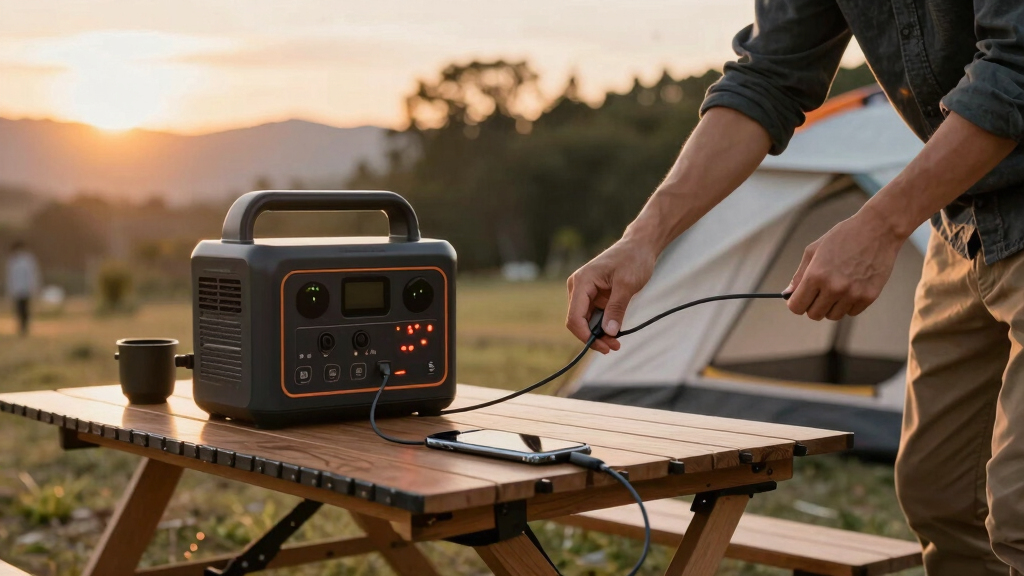 best portable power station for emergency backup home and camping