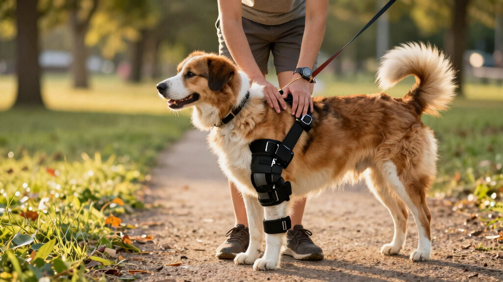 best dog knee braces for active dogs