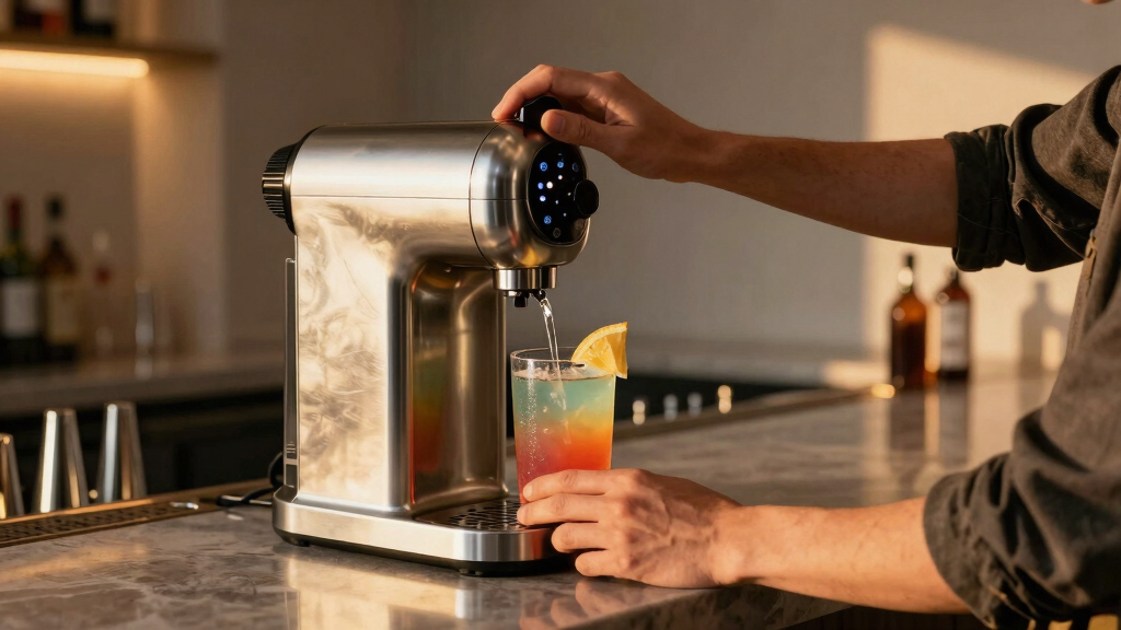 best premium robot bartender machine
