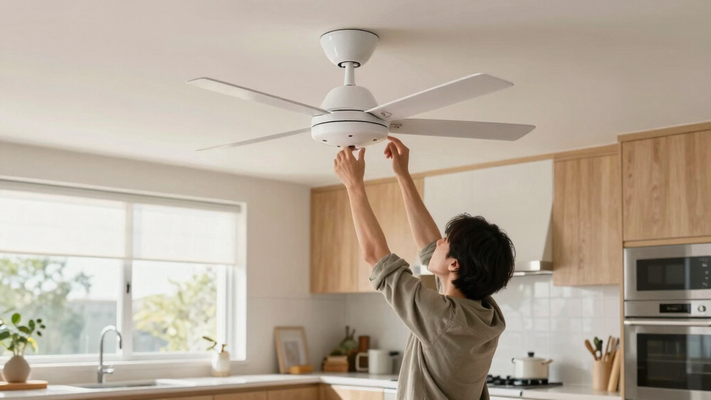 best ceiling fans for open concept kitchens