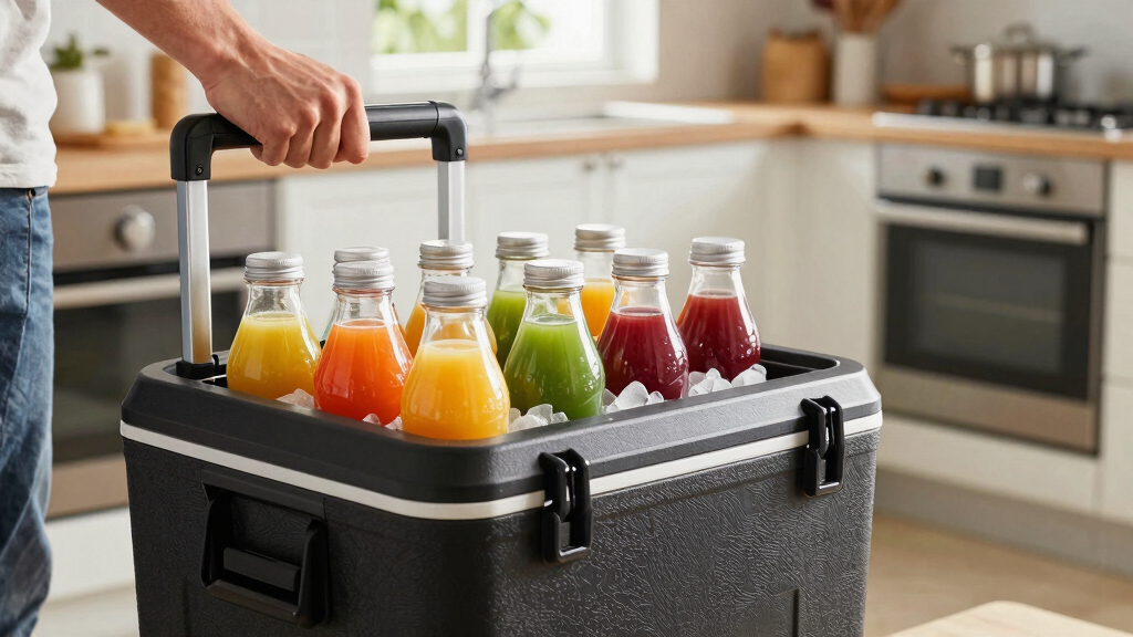 best rolling cooler for bottled juice