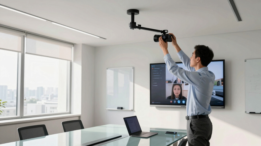 Camera for huddle room meetings