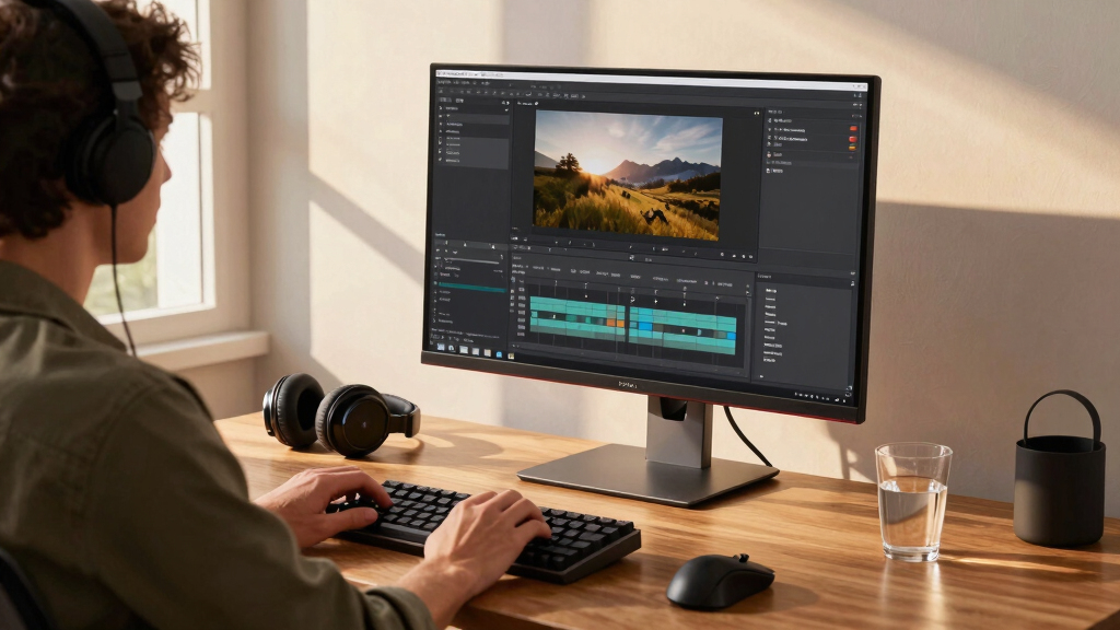 best premium creator desk setups for editors