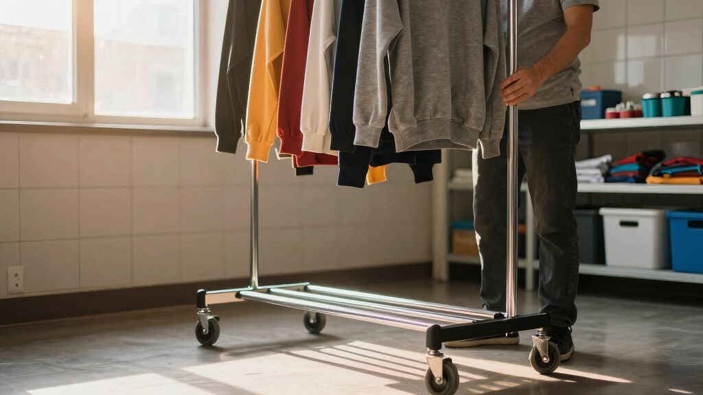 best rolling garment rack heavy duty