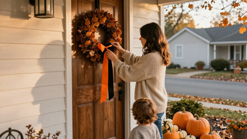 Halloween door decorations