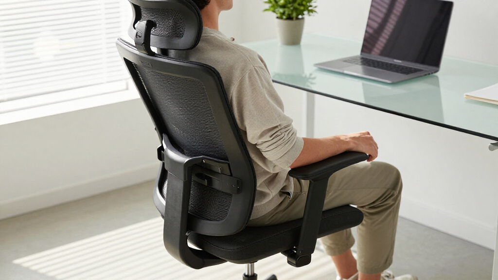 office chair for tall person with back pain