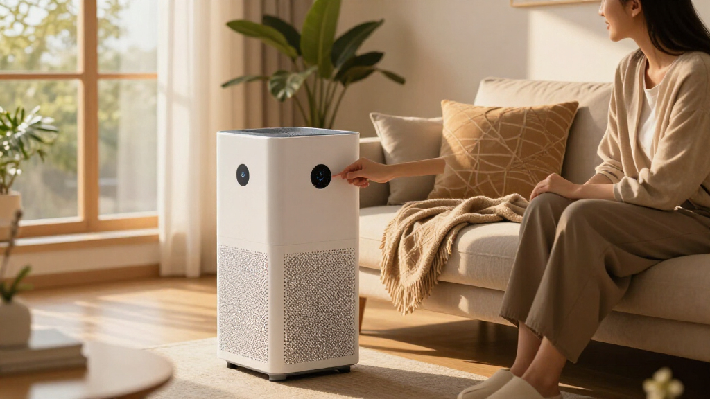 whole room air purifier with sensors