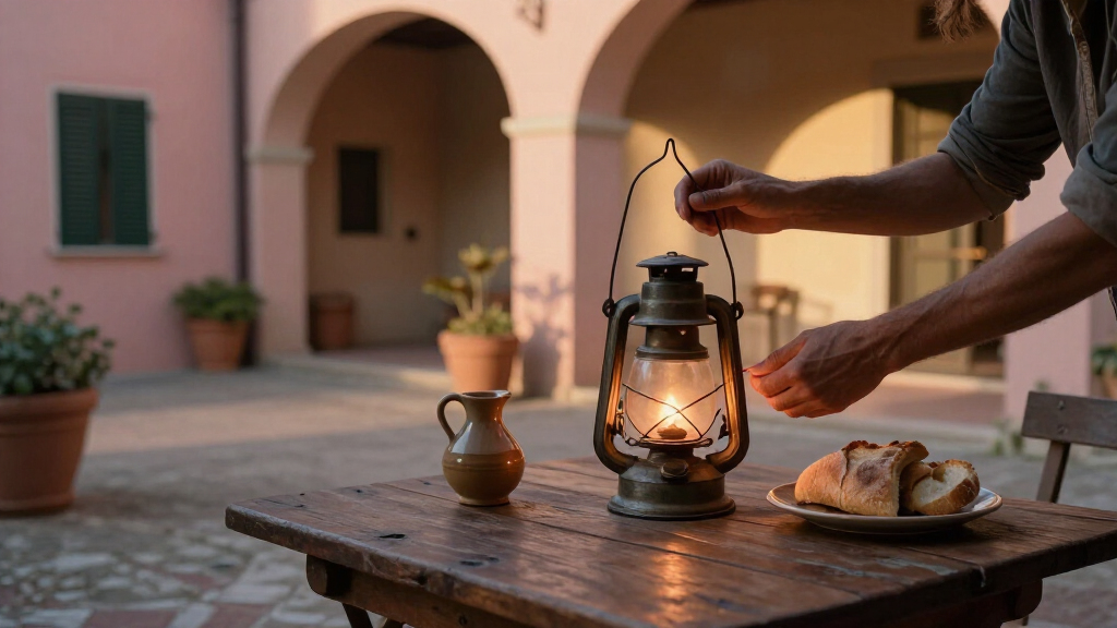 oil lamp