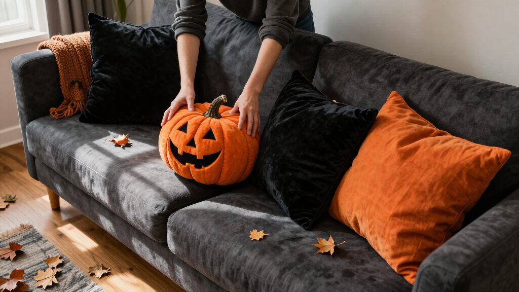 Halloween decorative pillows