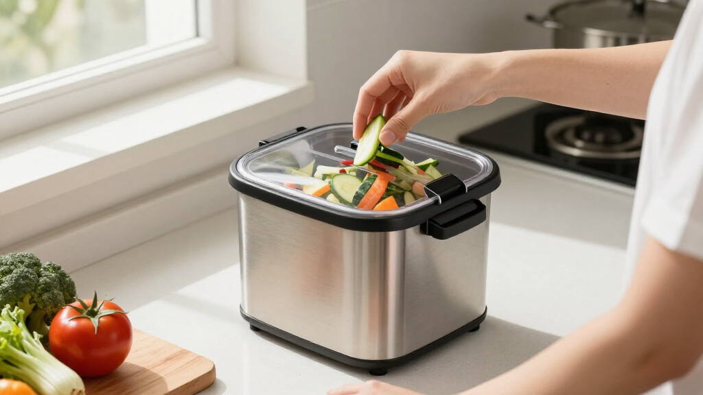electric compost bin for kitchen