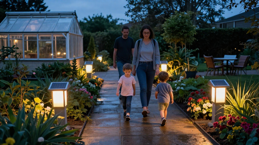 solar powered garden lights