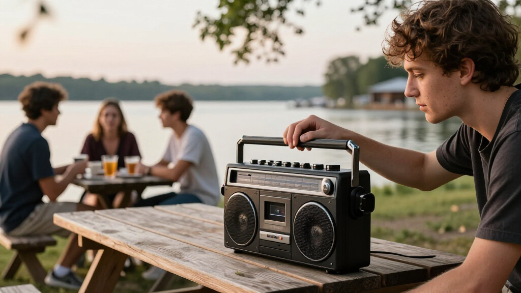 premium boombox speaker for outdoor events