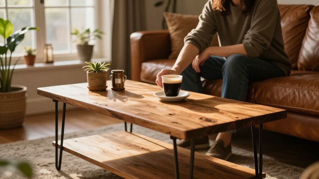 industrial farmhouse coffee tables