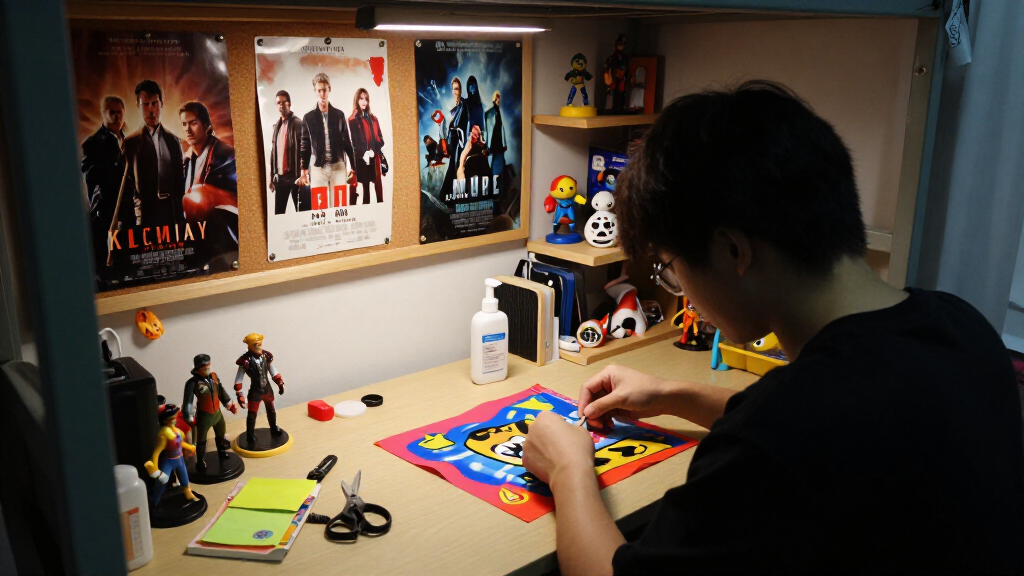 pop culture themed dorm room decor