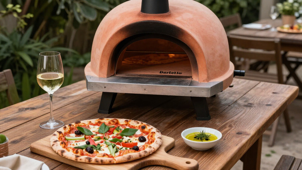 bertello wood fired pizza oven